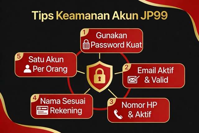 Tips Keamanan Akun JP99 - Panduan Membuat Akun yang Aman